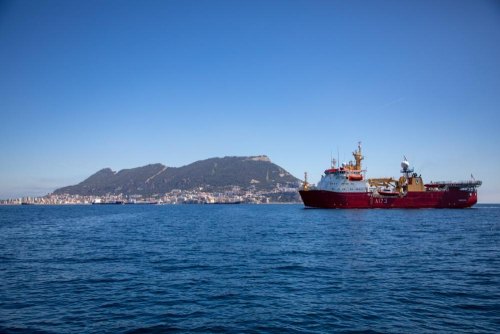 HMS protector arrives in Gibraltar